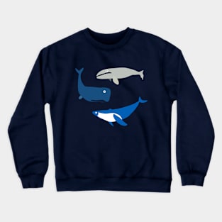 3 Whales Crewneck Sweatshirt